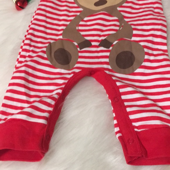 🎅NWT🎅GERBER-CHRISTMAS BODYSUIT 0-3 MONTHS - Picture 7 of 8